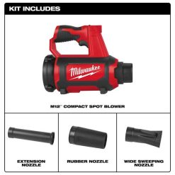 Milwaukee Tools Milwaukee M12 Compact Spot Blower 7 Milwaukee Tools Milwaukee M12 Compact Spot Blower -Klein Tools Shop 0852 20 6 6xnal3fqaseahfgr