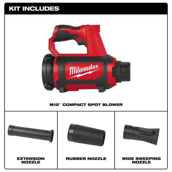 Milwaukee M12 Compact Spot Blower Milwaukee Tools Milwaukee M12 Compact Spot Blower -Klein Tools Shop 0852