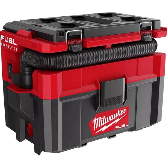 Milwaukee M18 FUEL PACKOUT 2.5 Gallon Wet/Dry Vacuum 0970-20 Milwaukee Tools Milwaukee M18 FUEL PACKOUT 2.5 Gallon Wet/Dry Vacuum 0970-20 -Klein Tools Shop 0970
