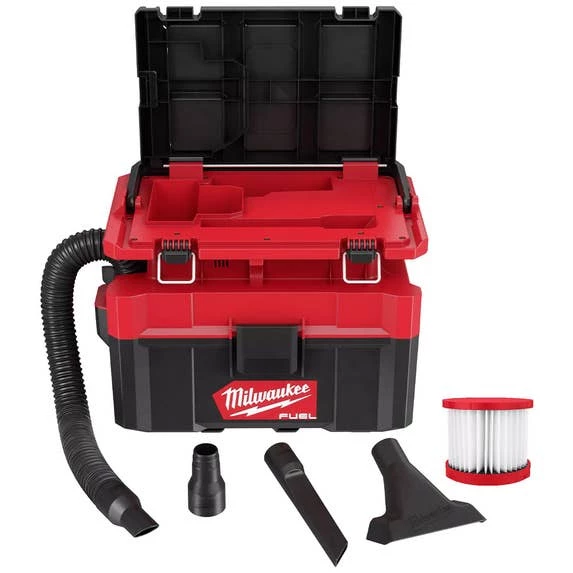 Milwaukee M18 FUEL PACKOUT 2.5 Gallon Wet/Dry Vacuum 0970-20 Milwaukee Tools Milwaukee M18 FUEL PACKOUT 2.5 Gallon Wet/Dry Vacuum 0970-20 -Klein Tools Shop 0970 20 l6nllqcean40t8vr
