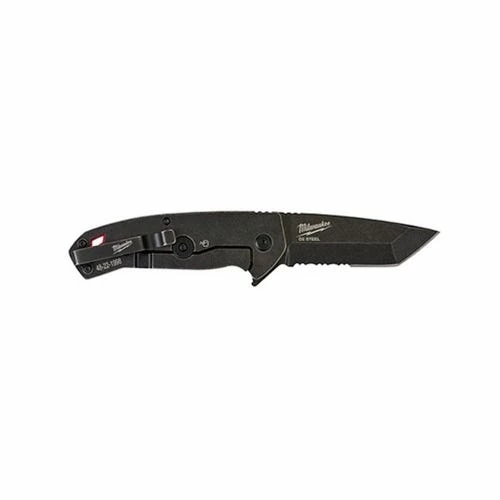 Milwaukee Tools Milwaukee 3" HARDLINE Serrated Blade Pocket Knife Black 48-22-1998 - Image 2