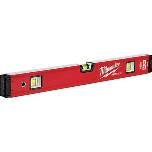 Milwaukee 24" REDSTICK Box Level MLBX24 Milwaukee Tools Milwaukee 24" REDSTICK Box Level MLBX24 -Klein Tools Shop