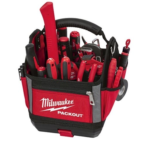 Milwaukee 10" PACKOUT Open Tote Tool Bag 28 Pocket 48-22-8310 Milwaukee Tools Milwaukee 10" PACKOUT Open Tote Tool Bag 28 Pocket 48-22-8310 -Klein Tools Shop 17557 2 eev7wmcslogbkob3