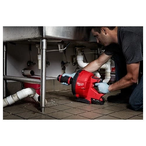 Milwaukee M18 FUEL Drain Snake Auto Feed 5/16" x 35' Bulb Kit 2772A-21 Milwaukee Tools Milwaukee M18 FUEL Drain Snake Auto Feed 5/16" X 35' Bulb Kit 2772A-21 -Klein Tools Shop 17679 2 dulfno2z93awlafu