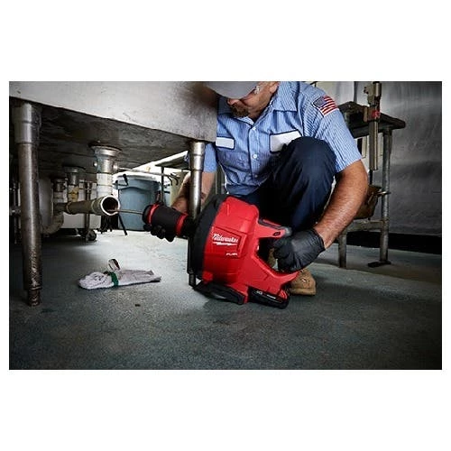 Milwaukee M18 FUEL Drain Snake Auto Feed 5/16" x 35' Bulb Kit 2772A-21 Milwaukee Tools Milwaukee M18 FUEL Drain Snake Auto Feed 5/16" X 35' Bulb Kit 2772A-21 -Klein Tools Shop