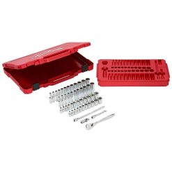Milwaukee Tools Milwaukee 1/4" Drive 50 Piece Ratchet & Socket Set - SAE & Metric 48-22-9004 -Klein Tools Shop 19488 3 kemcgyz0horqrgxc