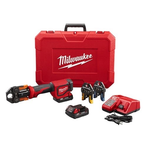 Milwaukee M18 Short Throw Press Tool Viega PEX Jaws (2.0Ah) Kit 2674-22P Milwaukee Tools Milwaukee M18 Short Throw Press Tool Viega PEX Jaws (2.0Ah) Kit 2674-22P -Klein Tools Shop 1 1
