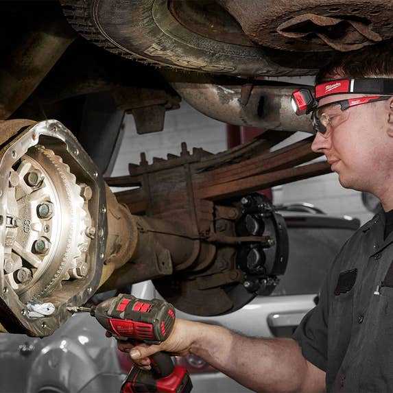 Milwaukee Rechargeable 450L Headlamp 450 Lumens 2012R Milwaukee Tools Milwaukee Rechargeable 450L Headlamp 450 Lumens 2012R -Klein Tools Shop