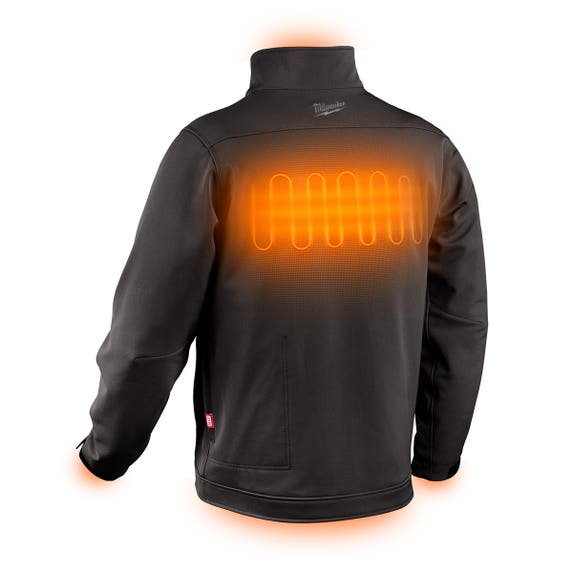 Milwaukee M12 Heated ToughShell Black Jacket Kit 204B-21 Milwaukee Tools Milwaukee M12 Heated ToughShell Black Jacket Kit 204B-21 -Klein Tools Shop