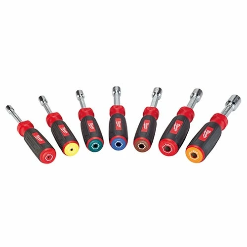 Milwaukee Tools Milwaukee Nut Driver SAE HollowCore 7 Piece Set 48-22-2507 - Image 2