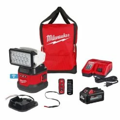 Milwaukee Tools Milwaukee M18 Utility Remote Control Search Light 4,250 Lumen (12.0Ah) Kit 2123-21HD