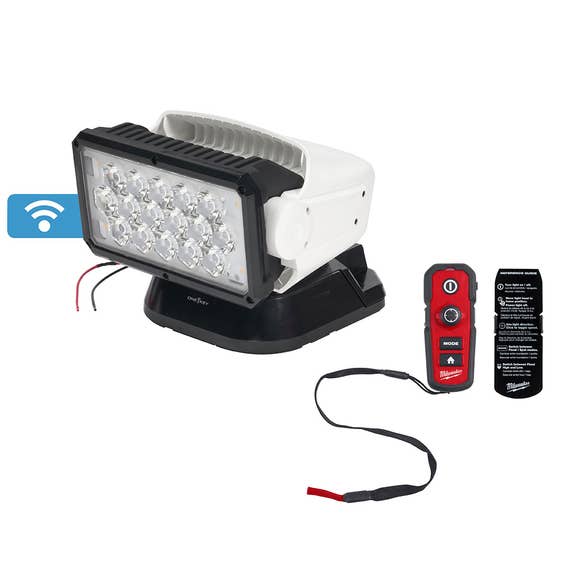 Milwaukee 4,250 Lumen Utility Remote Control Search Light 2123 Milwaukee Tools Milwaukee 4,250 Lumen Utility Remote Control Search Light 2123 -Klein Tools Shop 2123