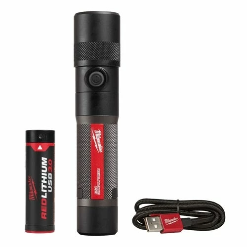 Milwaukee Tools Milwaukee USB Rechargeable 1100-Lumen Twist Focus Flashlight 2161-21