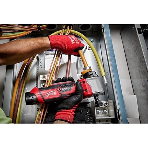 Milwaukee M12 Cable Stripper Kit for Cu RHW / RHH / USE 2435X-21 Milwaukee Tools Milwaukee M12 Cable Stripper Kit For Cu RHW / RHH / USE 2435X-21 -Klein Tools Shop