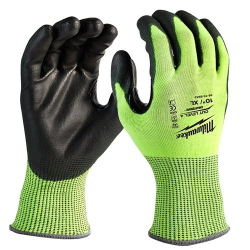 Milwaukee High-Visibility Cut Level 4 Polyurethane Dipped Gloves 12 Pack - Medium 48-73-8941B Milwaukee Tools Milwaukee High-Visibility Cut Level 4 Polyurethane Dipped Gloves 12 Pack - Medium 48-73-8941B -Klein Tools Shop 22046 dfint4fk0iipkfqe 6