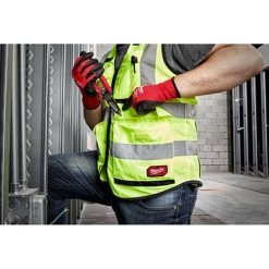 Milwaukee Tools Milwaukee Class 2 High Visibility 15 Pocket Yellow ANSI Performance Safety Vest - 2XL/3XL 48-73-5043 -Klein Tools Shop 22078 3 7wlcjnrgt7ba6pmy 4