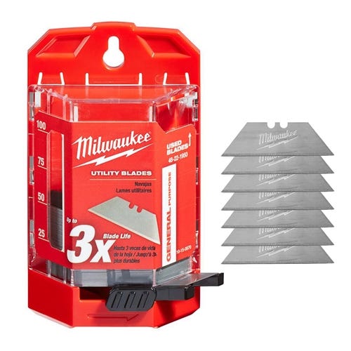 Milwaukee 50 Pack General Purpose Utility Blades 48-22-1950 Milwaukee Tools Milwaukee 50 Pack General Purpose Utility Blades 48-22-1950 -Klein Tools Shop 22134 2 owou8jhqu1ltdsc0