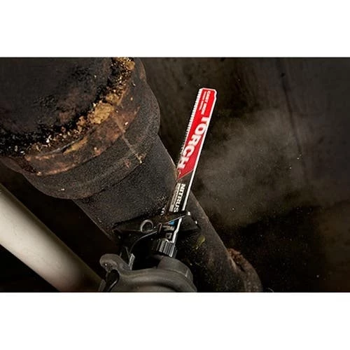 Milwaukee Tools Milwaukee 9" NITRUS Carbide CAST IRON Torch Sawzall Blade (Each) 48-00-5262 - Image 5