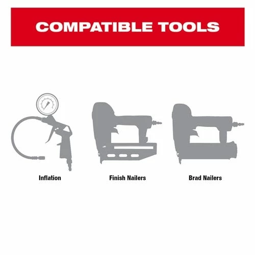 Milwaukee Tools Milwaukee M18 FUEL 2 Gallon Hotdog Compact Quiet Compressor (Bare Tool) 2840-20 - Image 3