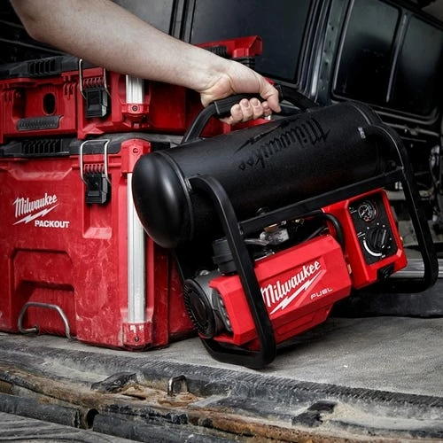 Milwaukee Tools Milwaukee M18 FUEL 2 Gallon Hotdog Compact Quiet Compressor (Bare Tool) 2840-20 - Image 4