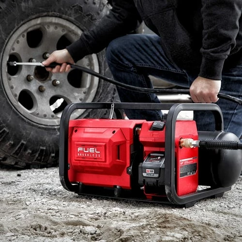 Milwaukee Tools Milwaukee M18 FUEL 2 Gallon Hotdog Compact Quiet Compressor (Bare Tool) 2840-20 - Image 6