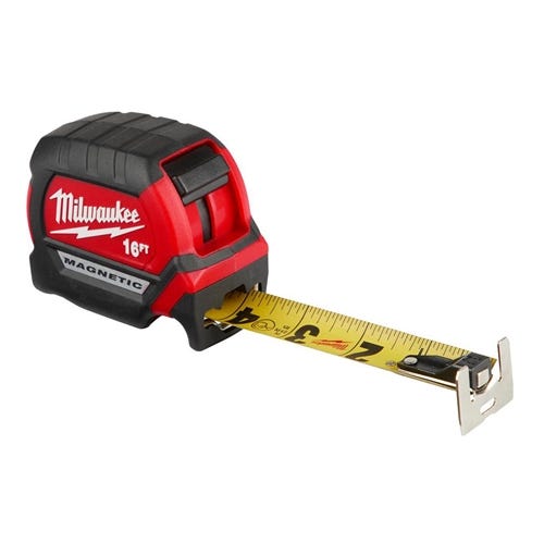 Milwaukee 16' Compact Wide Blade Magnetic Tape Measure 48-22-0316 Milwaukee Tools Milwaukee 16' Compact Wide Blade Magnetic Tape Measure 48-22-0316 -Klein Tools Shop