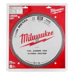 Milwaukee Tools Milwaukee 14" 90 Tooth 1" Arbor Circular Saw Thin Metal Cutting Blade 48-40-4510 -Klein Tools Shop 23346 2 o1hzt2zwbtpw5acq