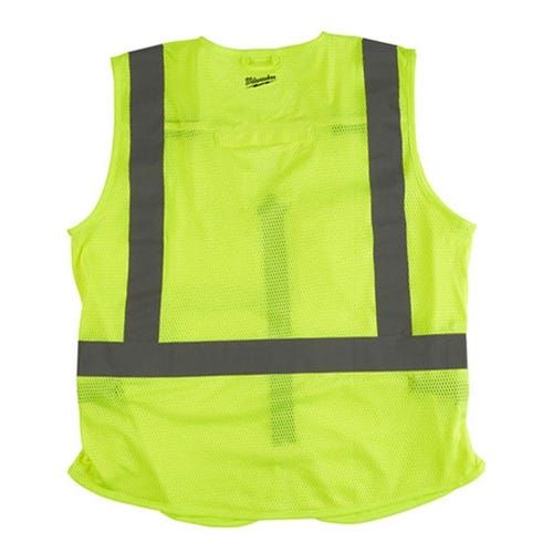 Milwaukee Class 2 High Visibility 10 Pocket Yellow ANSI Safety Vest - Small/Medium 48-73-5021 Milwaukee Tools Milwaukee Class 2 High Visibility 10 Pocket Yellow ANSI Safety Vest - Small/Medium 48-73-5021 -Klein Tools Shop 23557 3 jxayxcmlfjb5q6f6 4