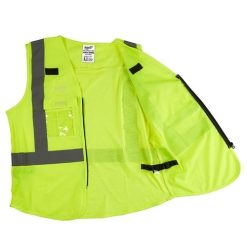 Milwaukee Tools Milwaukee Class 2 High Visibility 10 Pocket Yellow ANSI & CSA Safety Vest - 48-73-5061 -Klein Tools Shop 23558 2 86ryhwemuygrmllc 2