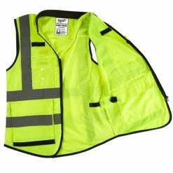 Milwaukee Tools Milwaukee Class 2 High Visibility 15 Pocket Yellow ANSI & CSA Performance Safety Vest - Large/XL 48-73-5082 4 Milwaukee Tools Milwaukee Class 2 High Visibility 15 Pocket Yellow ANSI & CSA Performance Safety Vest - Large/XL 48-73-5082 -Klein Tools Shop 23562 2 uznpqcmyf8czbart