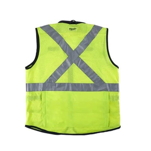 Milwaukee Class 2 High Visibility 15 Pocket Yellow ANSI & CSA Performance Safety Vest - 2XL/3XL 48-73-5083 Milwaukee Tools Milwaukee Class 2 High Visibility 15 Pocket Yellow ANSI & CSA Performance Safety Vest - 2XL/3XL 48-73-5083 -Klein Tools Shop 23562 3 w9lgajqk6ocls33j 3