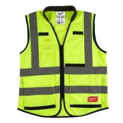 Milwaukee Tools Milwaukee Class 2 High Visibility 15 Pocket Yellow ANSI & CSA Performance Safety Vest - 4XL/5XL 48-73-5084