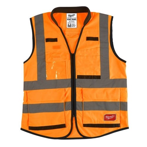 Milwaukee Class 2 High Visibility 15 Pocket Orange ANSI Performance Safety Vest - 2XL/3XL 48-73-5053 Milwaukee Tools Milwaukee Class 2 High Visibility 15 Pocket Orange ANSI Performance Safety Vest - 2XL/3XL 48-73-5053 -Klein Tools Shop 23563 fpdcjabuozow77ft 1