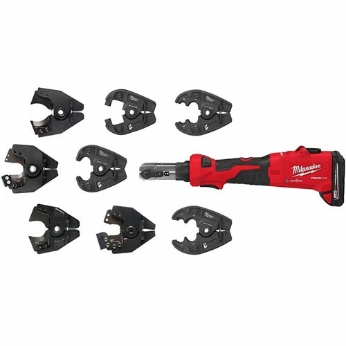 Milwaukee Tools M18 FORCE LOGIC 6T Linear Utility Crimper Kit W/ Kearney Jaw 2978-22K - Image 4