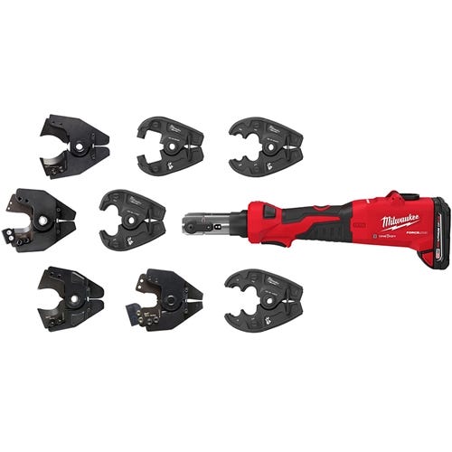 Milwaukee M18 FORCE LOGIC 6T Linear Utility Crimper Kit w/ BG-D3 Jaw & Cutting Jaws 2978-BGKIT Milwaukee Tools Milwaukee M18 FORCE LOGIC 6T Linear Utility Crimper Kit W/ BG-D3 Jaw & Cutting Jaws 2978-BGKIT -Klein Tools Shop 23725 2 bhmf1gc9dgk491yg