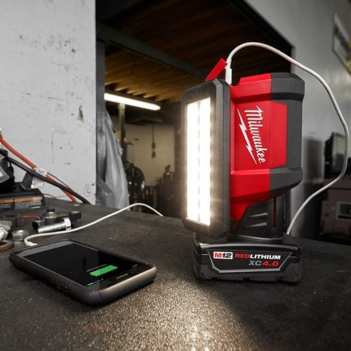 Milwaukee M12 ROVER Pivot Service Flood Light LED 700 Lumens & USB Charging 2367-20 Milwaukee Tools Milwaukee M12 ROVER Pivot Service Flood Light LED 700 Lumens & USB Charging 2367-20 -Klein Tools Shop 23744 8 npbn2rufrvnlbaba