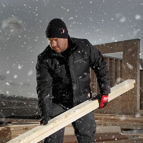 Milwaukee Acrylic Cuffed Beanie - Black 506B Milwaukee Tools Milwaukee Acrylic Cuffed Beanie - Black 506B -Klein Tools Shop