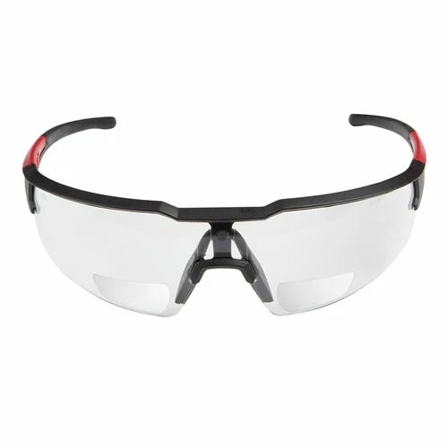 Milwaukee Tools Milwaukee Safety Glasses With Magnified Clear Anti-Scratch Lenses +2.50 Magnification - Polybag Packaging 48-73-2207 - Image 2