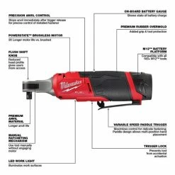 Milwaukee Tools Milwaukee M12 FUEL 3/8" High Speed Ratchet Kit 2567-22 4 Milwaukee Tools Milwaukee M12 FUEL 3/8" High Speed Ratchet Kit 2567-22 -Klein Tools Shop 24138 3 txfgnjxfk47dk4h4