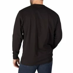 Milwaukee Tools Milwaukee Heavy Duty Long Sleeve Black Pocket T-Shirt 602B -Klein Tools Shop 24339 4 qfmilal7rms14gfe