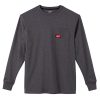Milwaukee Tools Milwaukee Heavy Duty Long Sleeve Gray Pocket T-Shirt 602G 1 Milwaukee Tools Milwaukee Heavy Duty Long Sleeve Gray Pocket T-Shirt 602G -Klein Tools Shop 24346 hq1opq8onnde7s3t