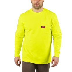 Milwaukee Tools Milwaukee Heavy Duty Long Sleeve High Visibility Pocket T-Shirt 602HV 6 Milwaukee Tools Milwaukee Heavy Duty Long Sleeve High Visibility Pocket T-Shirt 602HV -Klein Tools Shop 24347 3 3qyjxbzj1fhnitf1