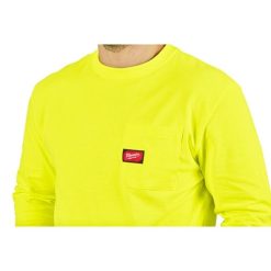 Milwaukee Tools Milwaukee Heavy Duty Long Sleeve High Visibility Pocket T-Shirt 602HV 8 Milwaukee Tools Milwaukee Heavy Duty Long Sleeve High Visibility Pocket T-Shirt 602HV -Klein Tools Shop 24347 5 lszuj6ro2qxpbo0m