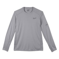 Milwaukee Tools Milwaukee WORKSKIN Lightweight Performance Long Sleeve Gray Shirt 415G