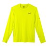 Milwaukee Tools Milwaukee WORKSKIN Lightweight Performance Long Sleeve High Visibility Shirt 415HV -Klein Tools Shop 24352 glk94fgwxvhgxuw5