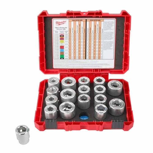 Milwaukee Tools Milwaukee 1/0 AWG - 750 MCM Cu With 17 THHN / XHHW Bushings 49-16-BKITS - Image 2