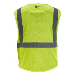 Milwaukee Tools Milwaukee Class 2 Non-Breakaway High Visibility Yellow Mesh Safety Vest - Large/XL 48-73-5112 -Klein Tools Shop 24532 2 nwtpjrtuu6od9eb7 4