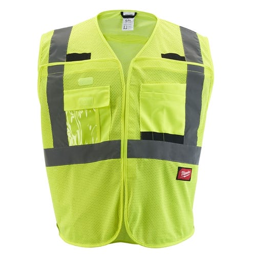 Milwaukee Class 2 Breakaway High Visibility Yellow Mesh Safety Vest - 48-73-5121 Milwaukee Tools Milwaukee Class 2 Breakaway High Visibility Yellow Mesh Safety Vest - 48-73-5121 -Klein Tools Shop 24540 1 jmjgoex0y6ljqpb3 3