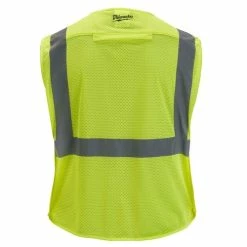 Milwaukee Tools Milwaukee Class 2 Breakaway High Visibility Yellow Mesh Safety Vest - 4XL/5XL 48-73-5124 4 Milwaukee Tools Milwaukee Class 2 Breakaway High Visibility Yellow Mesh Safety Vest - 4XL/5XL 48-73-5124 -Klein Tools Shop 24540 2 ogvfivyca10gmqvk