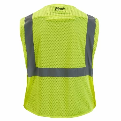 Milwaukee Class 2 Breakaway High Visibility Yellow Mesh Safety Vest - 4XL/5XL 48-73-5124 Milwaukee Tools Milwaukee Class 2 Breakaway High Visibility Yellow Mesh Safety Vest - 4XL/5XL 48-73-5124 -Klein Tools Shop 24540 2 ogvfivyca10gmqvk